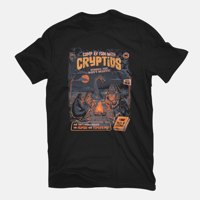Cryptids Camp-Womens-Fitted-Tee-eduely