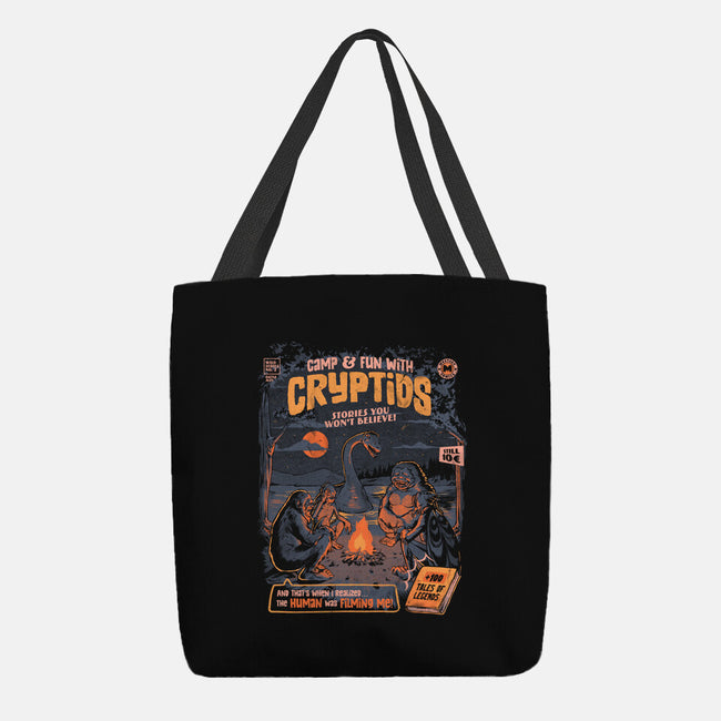 Cryptids Camp-None-Basic Tote-Bag-eduely