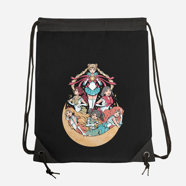 Moon Princesses-None-Drawstring-Bag-yumie