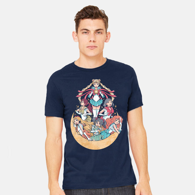 Moon Princesses-Mens-Heavyweight-Tee-yumie