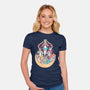 Moon Princesses-Womens-Fitted-Tee-yumie