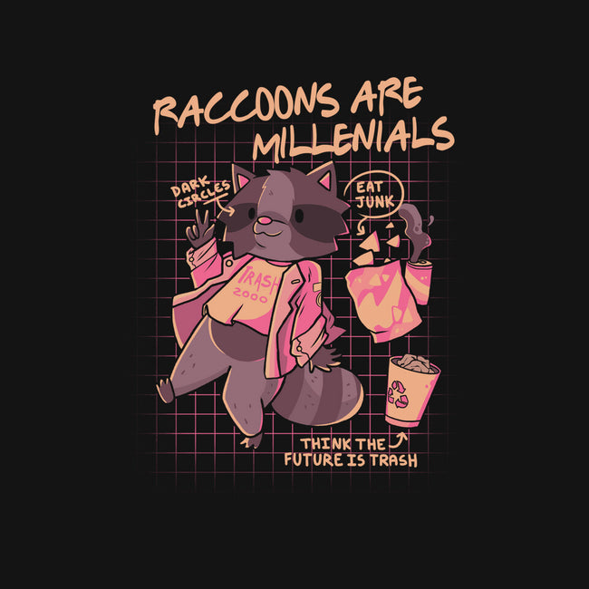Raccons Millenials-Unisex-Baseball-Tee-yumie