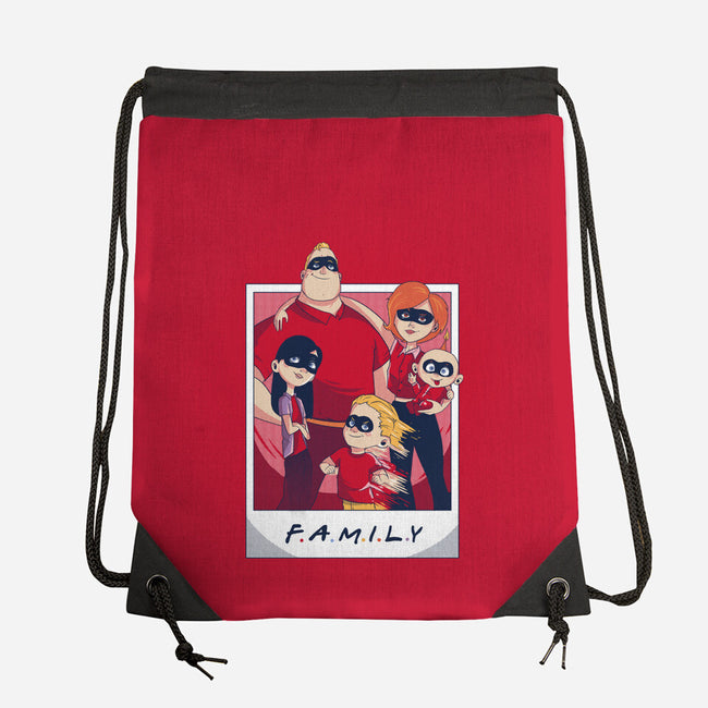 Incredible Family-None-Drawstring-Bag-yumie