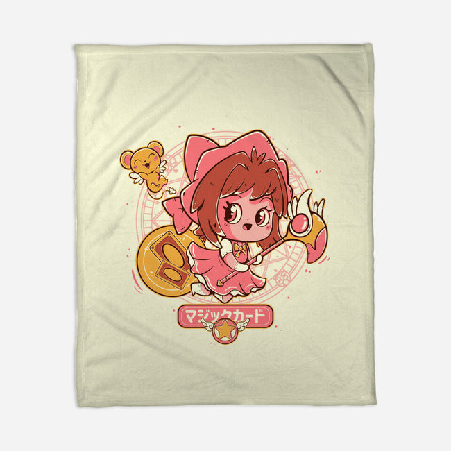 Sakura Card-None-Fleece-Blanket-yumie