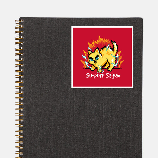 Cat Supurr-None-Glossy-Sticker-NemiMakeit