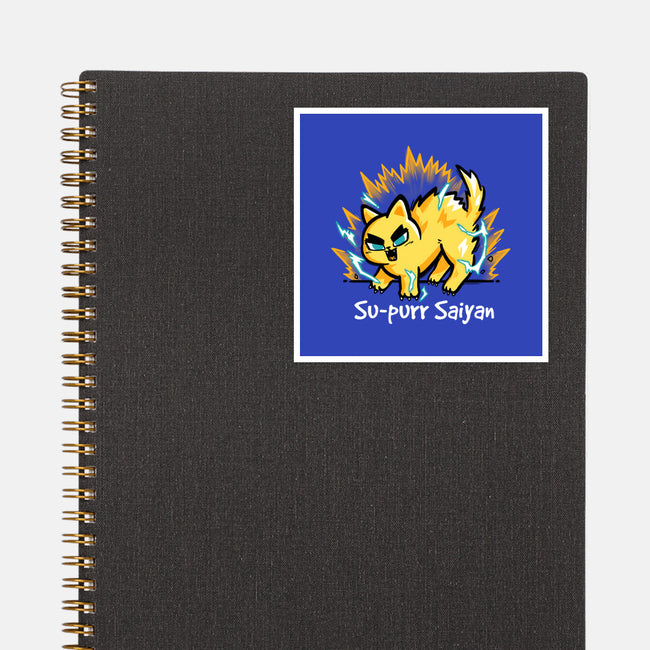 Cat Supurr-None-Glossy-Sticker-NemiMakeit