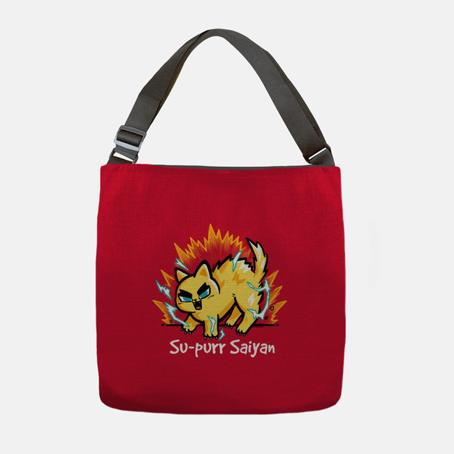 Cat Supurr-None-Adjustable Tote-Bag-NemiMakeit