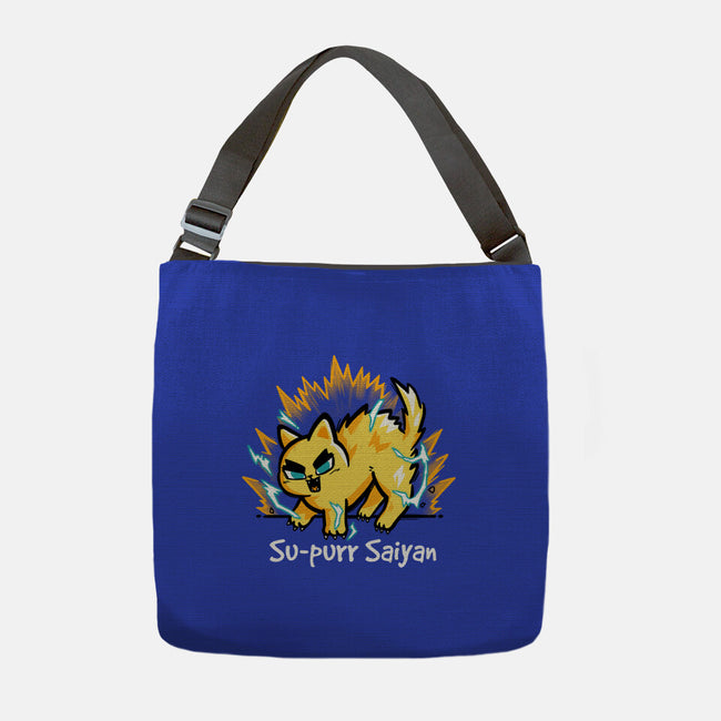Cat Supurr-None-Adjustable Tote-Bag-NemiMakeit
