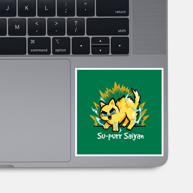 Cat Supurr-None-Glossy-Sticker-NemiMakeit