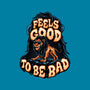 Feels Good To Be Bad-Womens-Fitted-Tee-momma_gorilla