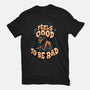 Feels Good To Be Bad-Womens-Fitted-Tee-momma_gorilla