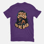 Feels Good To Be Bad-Womens-Fitted-Tee-momma_gorilla