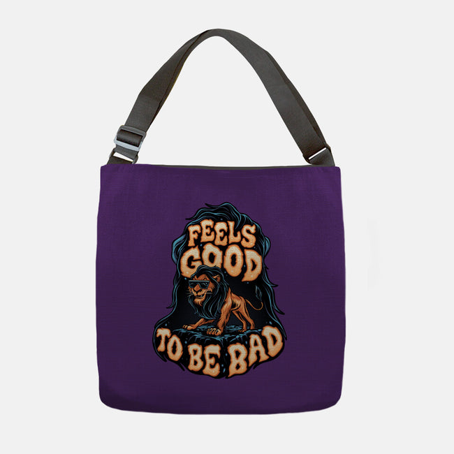 Feels Good To Be Bad-None-Adjustable Tote-Bag-momma_gorilla