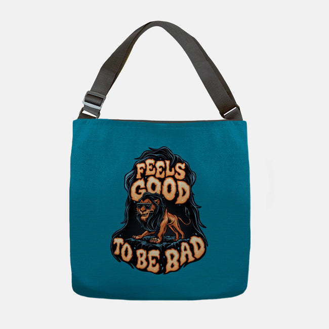Feels Good To Be Bad-None-Adjustable Tote-Bag-momma_gorilla