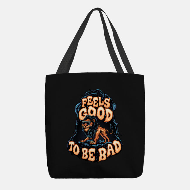 Feels Good To Be Bad-None-Basic Tote-Bag-momma_gorilla