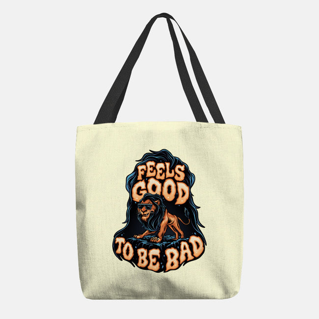 Feels Good To Be Bad-None-Basic Tote-Bag-momma_gorilla