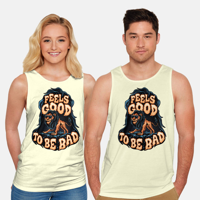 Feels Good To Be Bad-Unisex-Basic-Tank-momma_gorilla