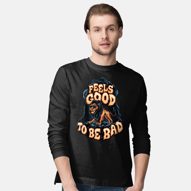 Feels Good To Be Bad-Mens-Long Sleeved-Tee-momma_gorilla