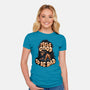 Feels Good To Be Bad-Womens-Fitted-Tee-momma_gorilla