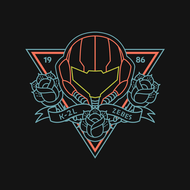 Neon Hipster Samus-Unisex-Crew Neck-Sweatshirt-Astrobot Invention