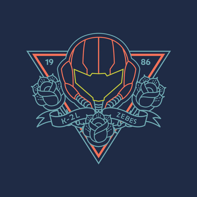 Neon Hipster Samus-Unisex-Crew Neck-Sweatshirt-Astrobot Invention