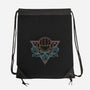 Neon Hipster Samus-None-Drawstring-Bag-Astrobot Invention