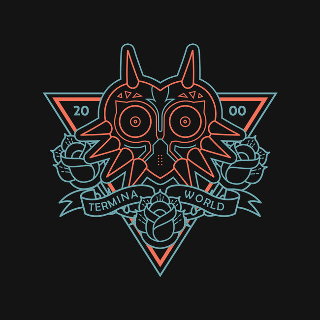 Neon Hipster Majora-Womens-Fitted-Tee-Astrobot Invention