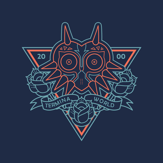 Neon Hipster Majora-Womens-Fitted-Tee-Astrobot Invention