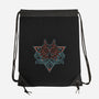 Neon Hipster Majora-None-Drawstring-Bag-Astrobot Invention