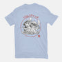 Aloha And Cosmo Sumi-E-Womens-Fitted-Tee-Astrobot Invention