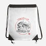 Aloha And Cosmo Sumi-E-None-Drawstring-Bag-Astrobot Invention