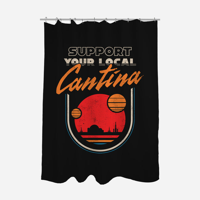 Support Your Local Cantina-None-Polyester-Shower Curtain-sachpica