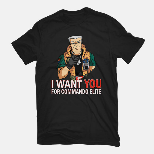 I Want You For Commando Elite-Womens-Fitted-Tee-jasesa
