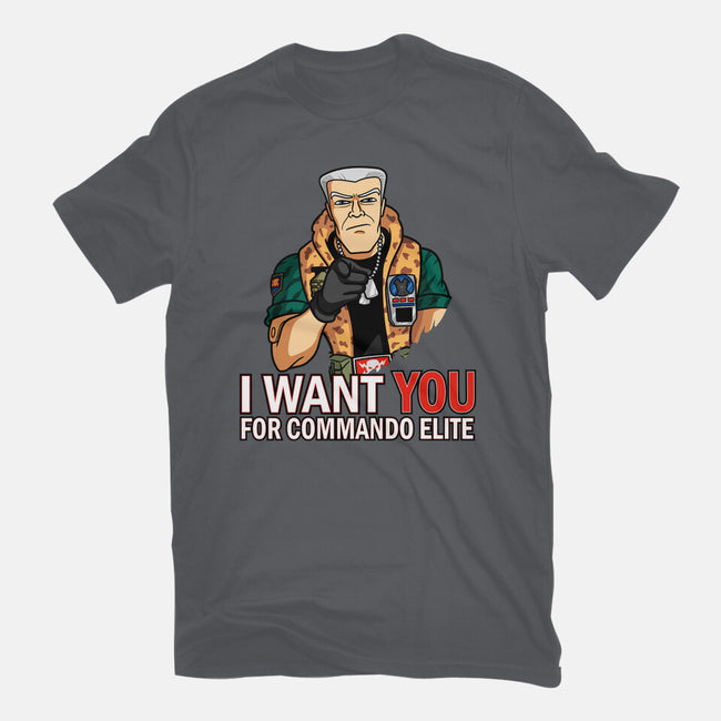 I Want You For Commando Elite-Womens-Fitted-Tee-jasesa