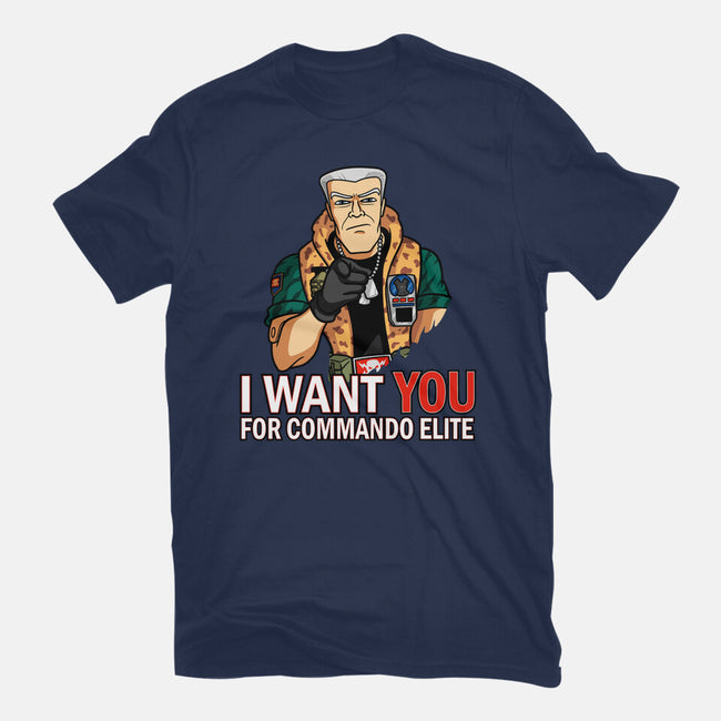 I Want You For Commando Elite-Womens-Fitted-Tee-jasesa