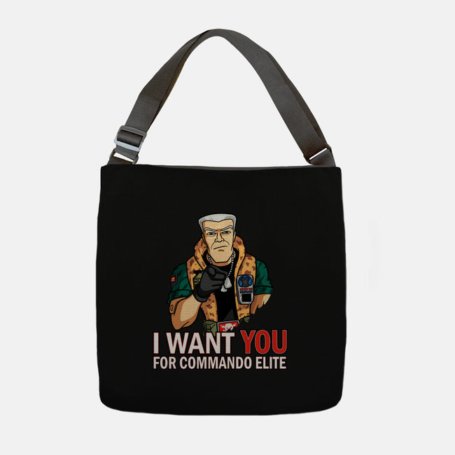 I Want You For Commando Elite-None-Adjustable Tote-Bag-jasesa