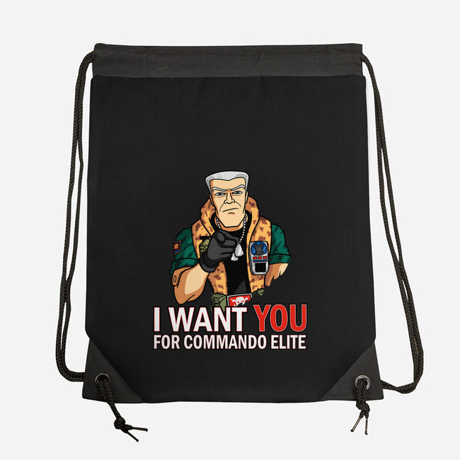 I Want You For Commando Elite-None-Drawstring-Bag-jasesa