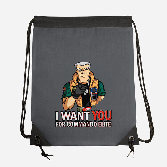 I Want You For Commando Elite-None-Drawstring-Bag-jasesa