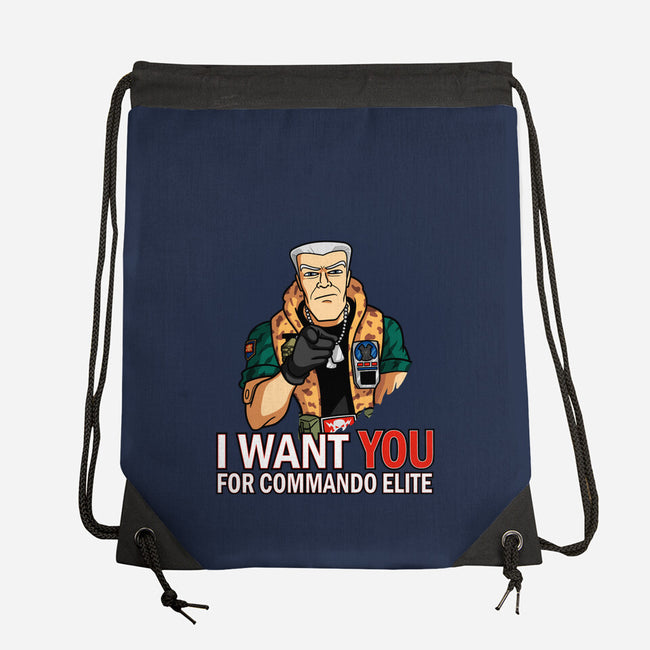 I Want You For Commando Elite-None-Drawstring-Bag-jasesa