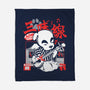 Shamisen Barker-None-Fleece-Blanket-Estudio Horta