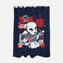 Shamisen Barker-None-Polyester-Shower Curtain-Estudio Horta