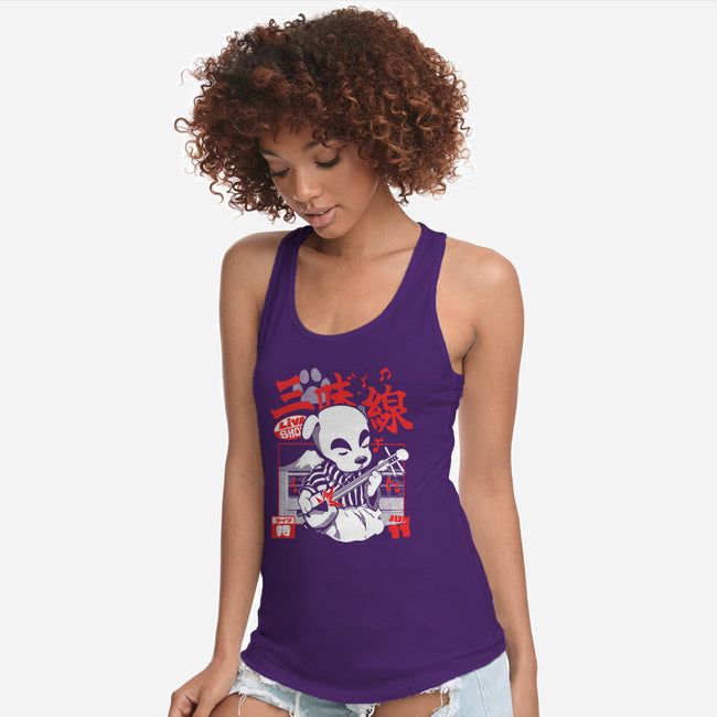 Shamisen Barker-Womens-Racerback-Tank-Estudio Horta