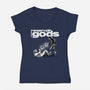Reservoir Metal Gods-Womens-V-Neck-Tee-CappO
