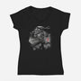 Inside The Armor-Womens-V-Neck-Tee-DrMonekers