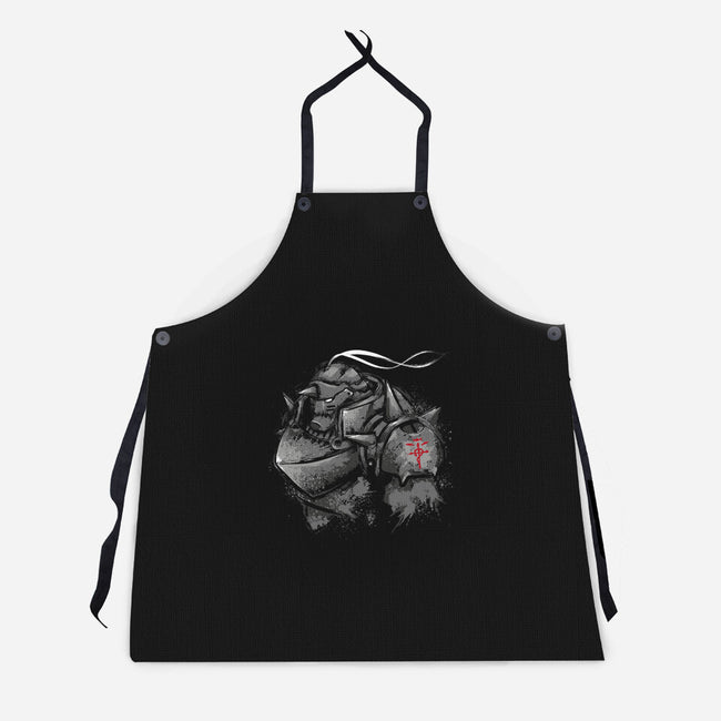 Inside The Armor-Unisex-Kitchen-Apron-DrMonekers