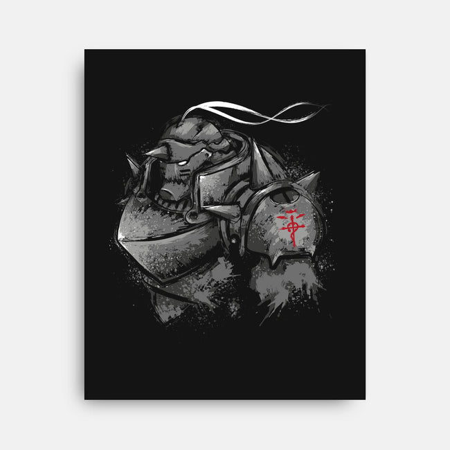 Inside The Armor-None-Stretched-Canvas-DrMonekers