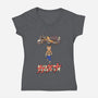 Neo Biker Catana-Womens-V-Neck-Tee-vp021
