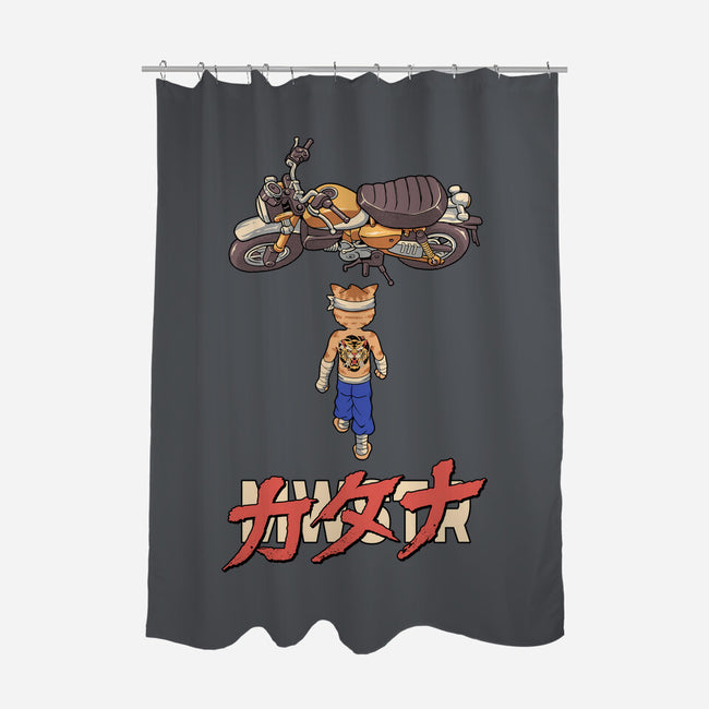 Neo Biker Catana-None-Polyester-Shower Curtain-vp021