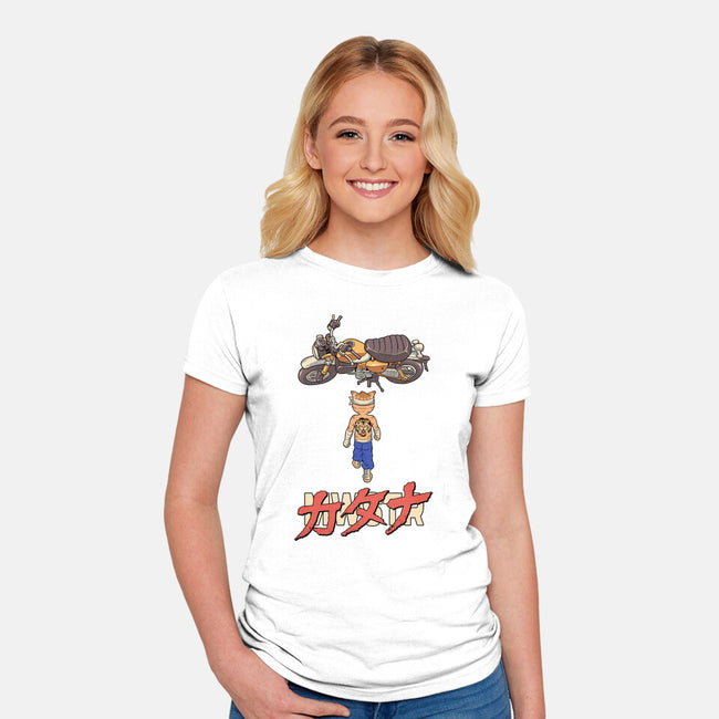 Neo Biker Catana-Womens-Fitted-Tee-vp021