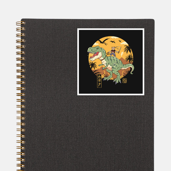 Jurassic Catana T-Rex-None-Glossy-Sticker-vp021